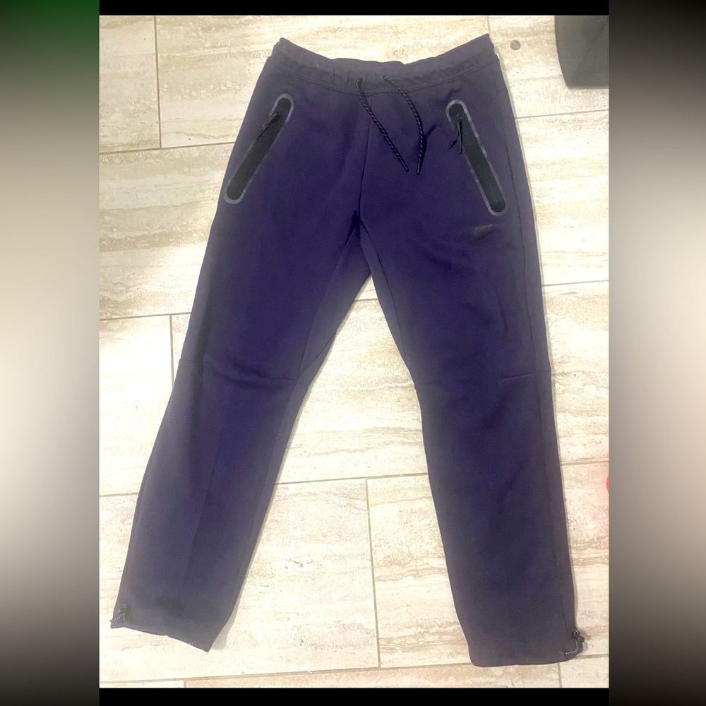 Purple nike tech fleece pants